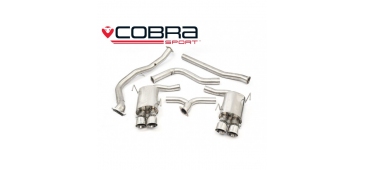 Cobra Exhaust 3" Turbo Back Exhaust - (with De-Cat / Non-Resonated) SU83d - Subaru WRX / STI 2014>